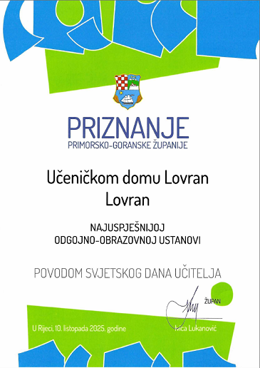 UČENIČKI DOM LOVRAN