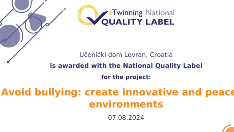 eTwinning Nacionalna oznaka kvalitete