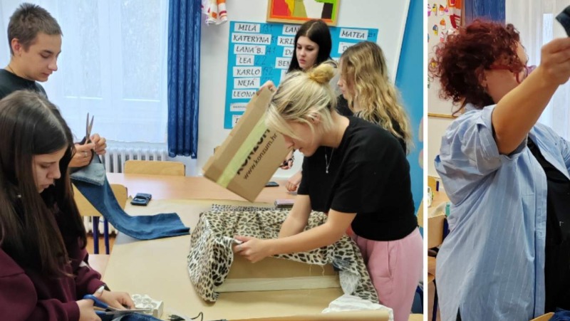 Izrada eko spremnika za reciklažu odjeće